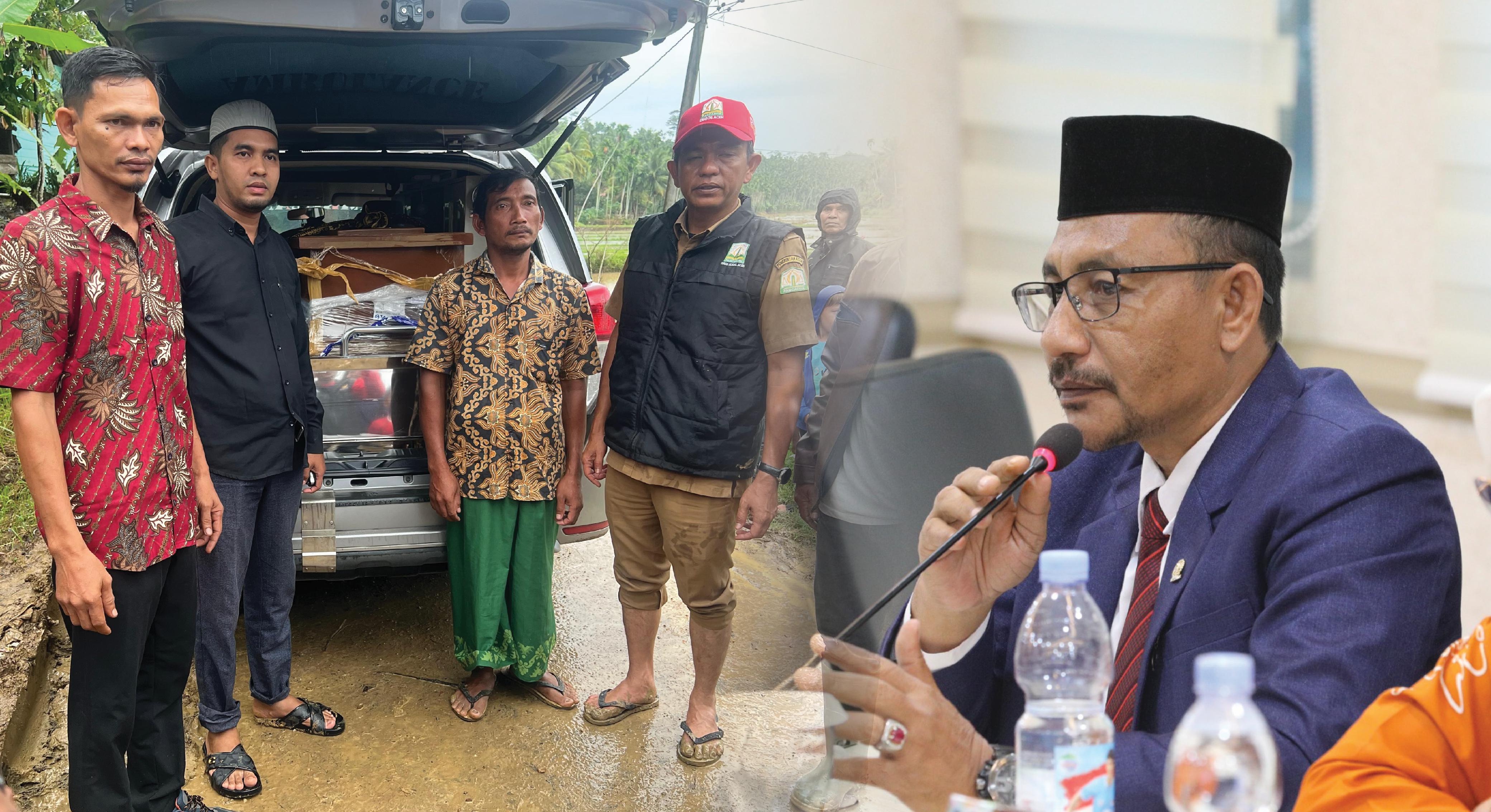 BPPA, Haji Uma, dan Dinsos Aceh Berkolaborasi Pulangkan Jenazah Warga Aceh  dari Bandung ke Bireuen